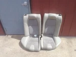 2004-2008 Mazda RX8 Rear Right & Left Side Seat Leather Cloth Cream Set Oem. Fixed Price $150.00.
