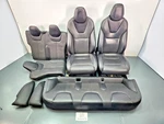 16-20 Oem Tesla Model Front Rear Driver Passenger Seat Black Leather Set *. Fixed Price $1299.95.