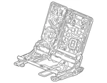 Genuine Volkswagen Seat Frame 5NN-885-061-B-CA9. Fixed Price $306.37.