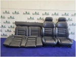 1996-1998 Ford Mustang Gt Coupe Black Leather Seats Bucket Front Rear *worn 2746. Fixed Price $474.99.