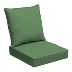 Arden Outdoor Deep Seat Cushion Set, 24" X Bright Moss Green Leala Foam. Fixed Price $87.01.