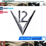 New Jaguar Series E-type "V12" Chrome Script Badge BD37600. Fixed Price $60.35.