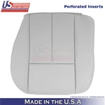 2004-2007 For Buick Rainier Leather Perf. Driver Bottom Seat Cover Light Gray. Fixed Price $164.22.