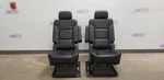 16 Chevy Suburban 1500 Lt Rear Second Row Bucket Seat Set Pair Black Leather. Fixed Price $360.00.