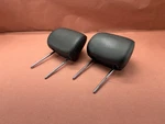 Bmw E46 330XI 318I 320I Front Sport Seat Headrest Black Leather Pair Oem 114K. Fixed Price $94.50.