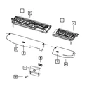 Genuine Mopar Storage Bin Lid 5LB77DX9AA. Fixed Price $377.91.