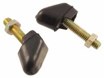 1965-73 Ford Mustang; Fastback; Fold Down Rear Seat Stop Bumpers. Fixed Price $6.99.