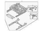 Genuine Audi Seat Frame 4K0-881-105-H. Fixed Price $586.68.