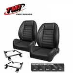 Tmi Pro Series Sport Bucket Seat Set + Rear For 1964 - 1973 Mustang Fastback. Fixed Price $3049.00.