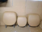 05-10 Porsche Cayenne (955 957) Rear Seat Left Center Right Headrest Set (beige). Fixed Price $79.99.