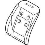 Genuine Bmw Foam Element, Comfort, Backr 52-10-7-249-961 New. Fixed Price $325.64.