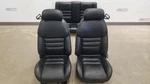 96 Ford Mustang Cobra Convertible Seat Interior Set Front And Rear Black Leather. Fixed Price $918.00.