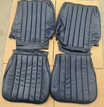 Genuine Mercedes 190E 190D W201 Front Seat Cover Set Blue Vinyl Oem Mint. Fixed Price $399.99.