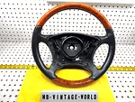 Oem Mercedes 00-06 W220 W215 Designo Elm Wood Black Steering Wheel Only. Fixed Price $324.71.