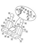 Genuine Mopar Arm Rest Bracket Left 5080727AA. Fixed Price $332.39.