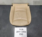 Oem Bmw E93 Lci Convertible Front Driver Lower Leather Cushion Seat Beige *. Fixed Price $125.02.