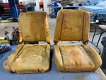 1968 Dodge A-100 Pick-up Seats Pair Includes Ultra Rare Folding 65 A+ Cores. Fixed Price $770.64.