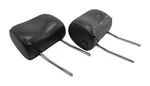 08-15 Audi A3 A6 Q7 S6 (8P C7 4L) Front Left & Right Seat Headrest SET-2 (black). Fixed Price $99.99.