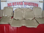 1968-69 Mustang Coupe Bucket Seat Standard Upholstery Set Nugget Gold UP184. Fixed Price $495.00.