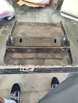 1964/65/66 Ford Thunderbird Rear Seat Arm Rest Back Support & Flip Bracket. Fixed Price $50.00.