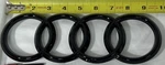 Audi A3/S3/RS3/A4/S4/A5/S5/RS5 Ring 9.75 X3.75 Gloss Black Front Grill Emblem. Fixed Price $24.99.