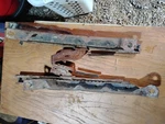 87 - 97 Ford Obs F150 F250 Bronco F350 Front Bench Seat Sliding Tracks W/ Cable. Fixed Price $100.00.