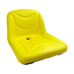 E-AUC11476 Directfit Yellow High Back (15") Seat For John Deere 135, 145, +++. Fixed Price $94.00.
