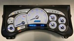 03-07 H2 Hummer Premium White Gauge Blue Led Complete Replacement Cluster Bp. Fixed Price $550.00.