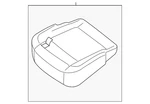 Genuine Nissan Seat Cushion Foam 87350-1PA0A. Fixed Price $371.41.