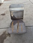 1960 - 1966 Chevy Suburban Carryall Passenger Front Seat Flip Forward Factory Gm. Fixed Price $400.00.