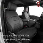 Ekr Custom Fit Ford F150 F250 F350 Pickup Leather Seat Cover Front Rear Full Set. Fixed Price $249.99.