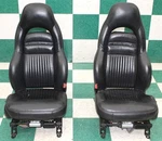 *wear* 00' Corvette Black Leather Dual Power Front Lh Rh Bucket Seats Pair 2X. Fixed Price $1139.99.