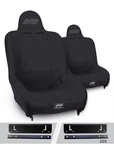 Prp A100110-C23-50 Premier Seats Kit Black -pair For 97 02 Jeep Wrangler Tj. Fixed Price $1212.19.