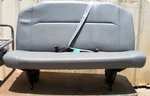 Ford Econoline Van 2ND Row 3 Passenger Gray Vinyl Middle Seat 2008 To 2014. Fixed Price $250.00.